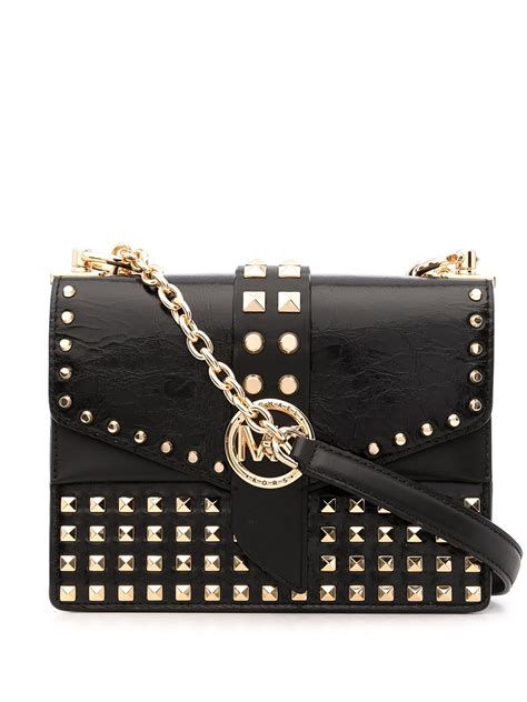 michael kors studded chain bag|Michael Kors studded crossbody bag.